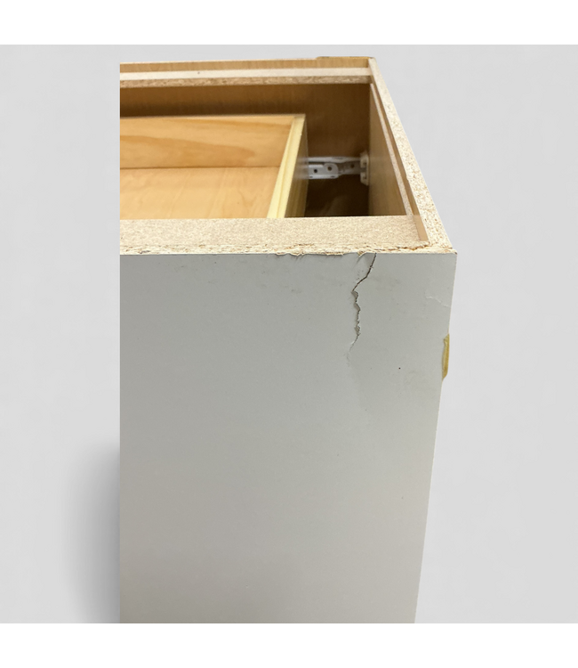 49536 Arcadia White Base Cabinet 24"W x 35"H