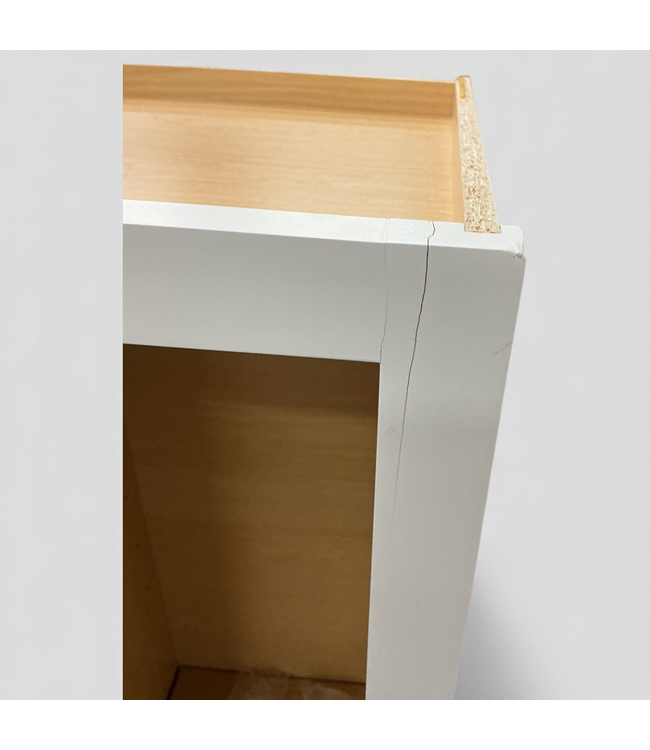 49537 Arcadia White Upper Wall Cabinet 12"W x 30"H