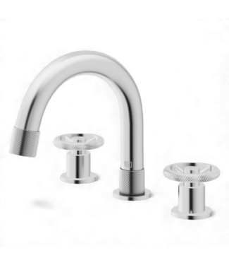 49556 Nickel Widespread 2-Handle Kitchen Faucet