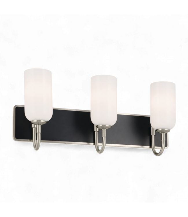 49558 Brushed Nickel 3 -Light Vanity Light 24"W