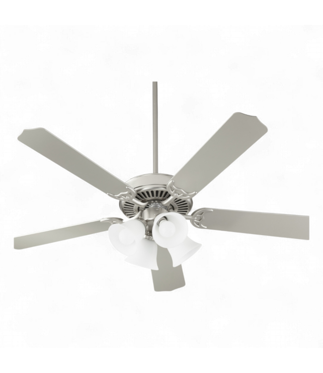 49559 52-inch Ceiling Fan with 4 Lights - Satin Nickel