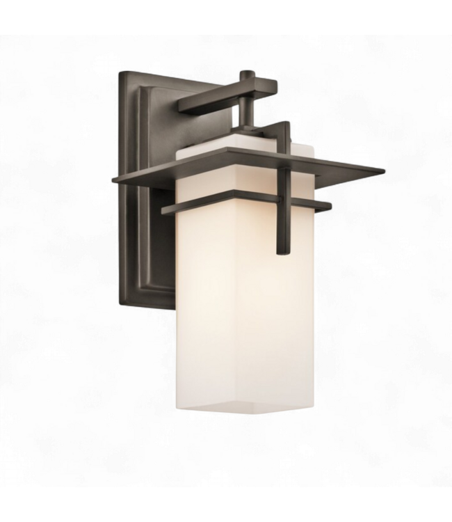 49567 Bronze Outdoor Wall Light 11.75-in H