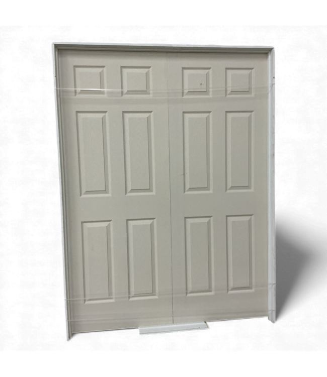 49569 Prehung 6 Panel French Interior Door 61.5"W x 81.5"H