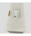 49574 Brookview 48"White Bathroom Vanity With Carrara Top