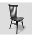 49580 Ingrid Dining Side Chair Wood Frame Black Set Of 3
