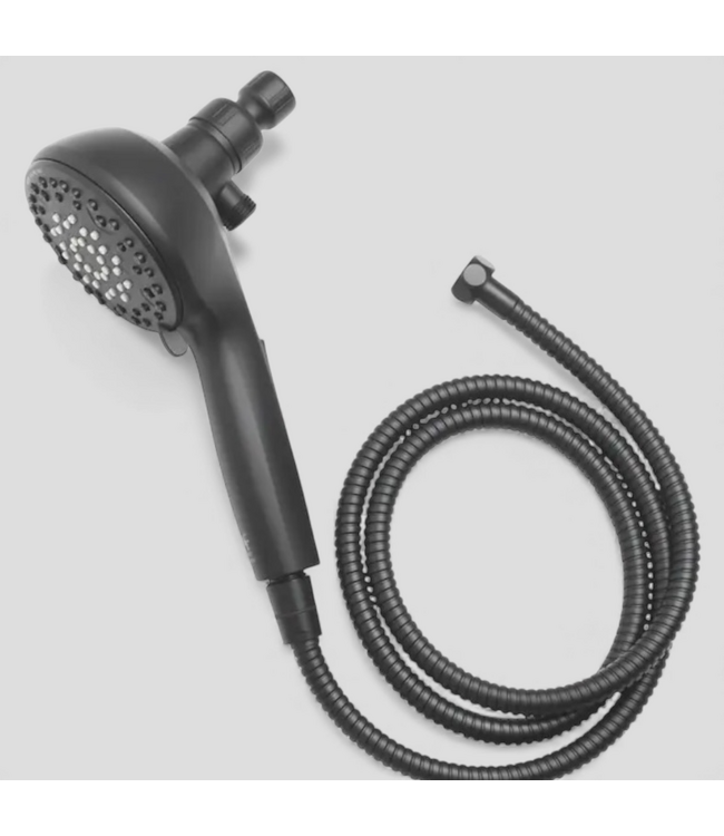 49589 Galway 6-Spray Matte Black Shower Head