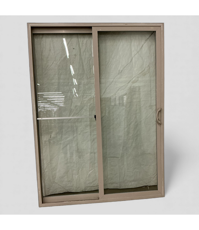 49596 Gray Vinyl Sliding Patio Door 59"W x 79.625"H