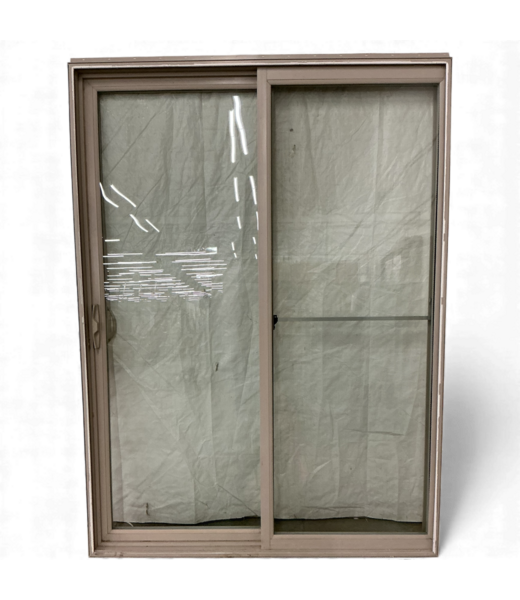 49596 Gray Vinyl Sliding Patio Door 59"W x 79.625"H