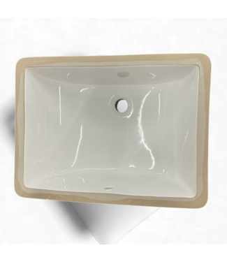49609 Vitreous China Rectangle Undermount Sink 22"