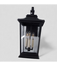 49611 Textured Black Three Light LED Lantern 23"H