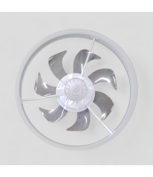 49616 White Blades Integrated LED Ceiling Fan 20"