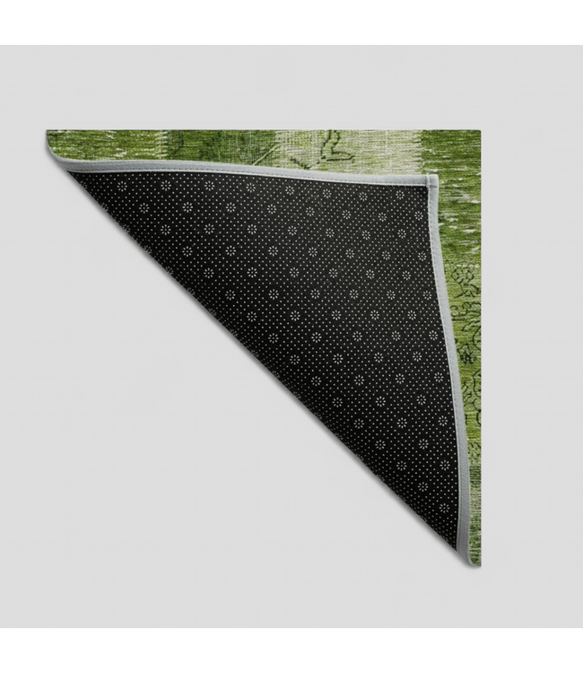 49617 Olive Rectangular Indoor/Outdoor Area Rug 2 x 3 (ft)