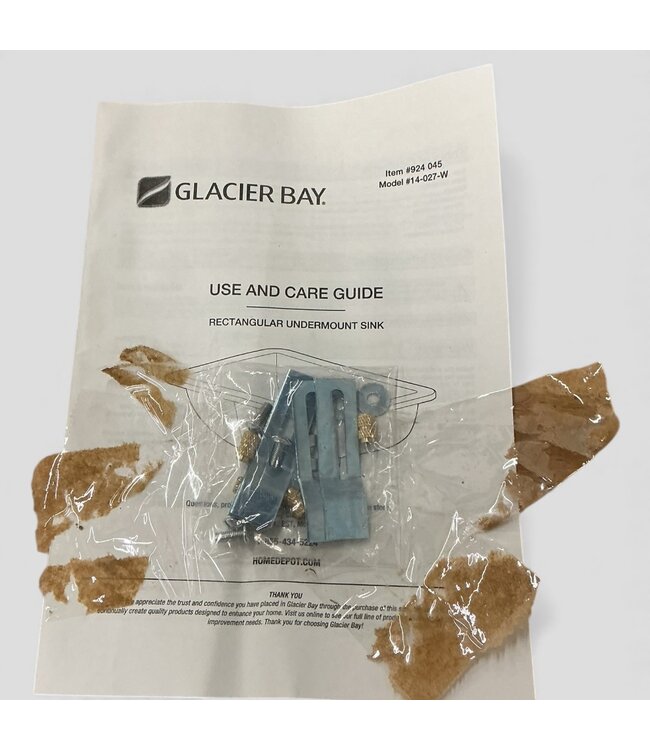 49609 Vitreous China Rectangle Undermount Sink 22"