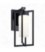 49629 Black Integrated LED Outdoor Wall Mount Light 14"H