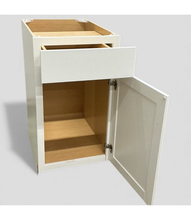 49634 Bright White Base Cabinet 18"W