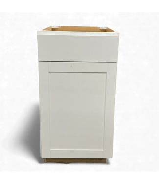 49634 Bright White Base Cabinet 18"W