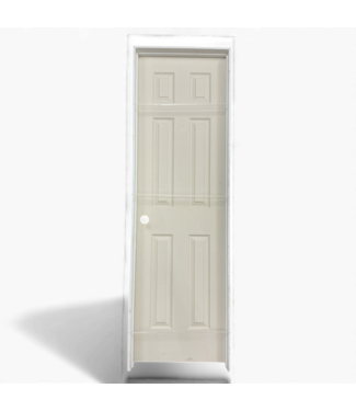 49637 Prehung Primed 6-Panel Interior Door 24" x 80"