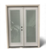 49640 Prehung French Patio Door w/Blinds 59.5" x 80"