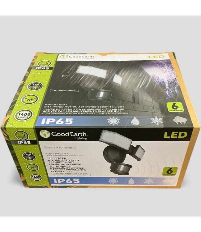 49650 Bronze 2-Head Motion Activated Flood Light