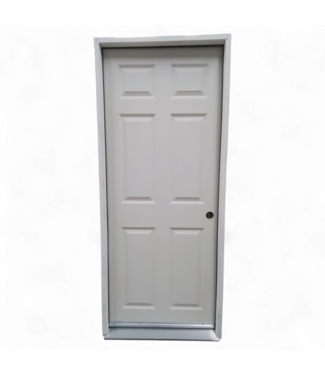 49652 Prehung 6 -Panel Exterior Door 32"W