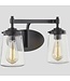 49660 Wyatt 2-Light Bronze Vanity Light