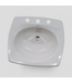 49661 Biscuit Self Rimming Bathroom Sink 21"