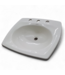 49661 Biscuit Self Rimming Bathroom Sink 21"