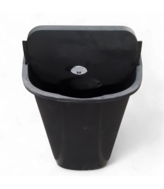 49659 Black Plastic Wastebasket 13 -Gallon