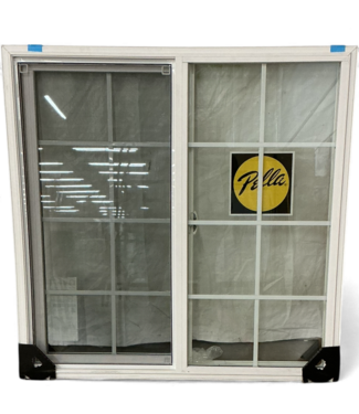 49668 White Vinyl Horizontal Slider Window 47.5" x 47.5"