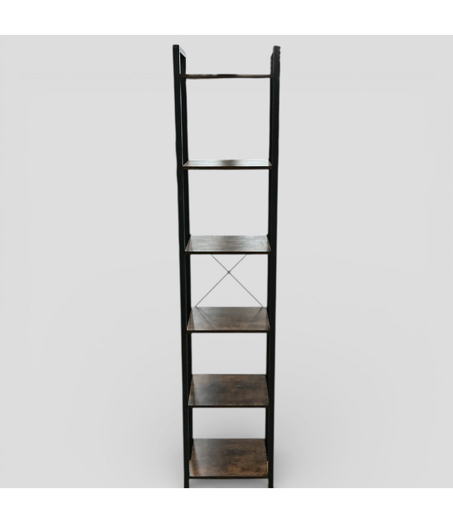 49685 Industrial Style Bookshelves Set of 2