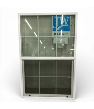 49686 White Vinyl Vertical Slider Window 39.5" x 59.5"