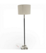 49697 Black and Brushed Nickel 2-Light Floor Lamp