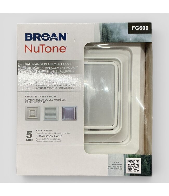 49700 Quick Install White Replacement Grille Cover