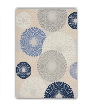 49706 Aloha Indoor/Outdoor Medallion Area Rug 7' x 10'