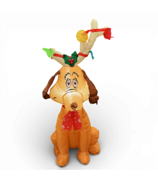 49716 Inflatable Christmas Decor Grinch's Dog "Max" 4'