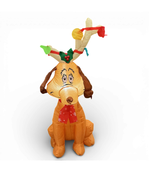 49716 Inflatable Christmas Decor Grinch's Dog "Max" 4'