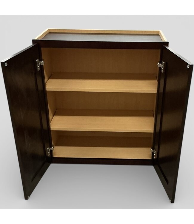 49718 Espresso Upper Wall Cabinet 27"W