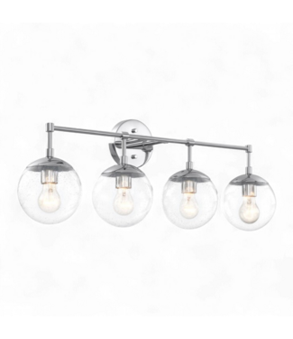 49719 Polished Chrome Bathroom Vanity Light