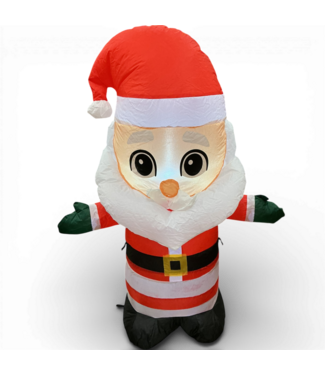 49717 Inflatable Christmas Decor Santa Claus 3.5'