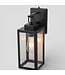 49722 Matte Black 1-Light Outdoor Wall Light