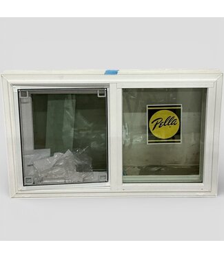 49721 White Vinyl Horizontal Slider Window 30.25" x 18.5"