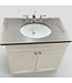 49732 Crisp White Single Sink Bathroom Vanity 36.375"W