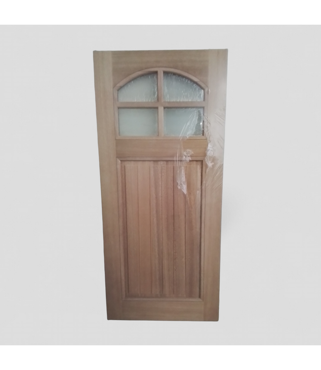 49733 Unfinished 1/4-Lite Entry Door Slab 36"W x 80"H