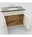 49732 Crisp White Single Sink Bathroom Vanity 36.375"W