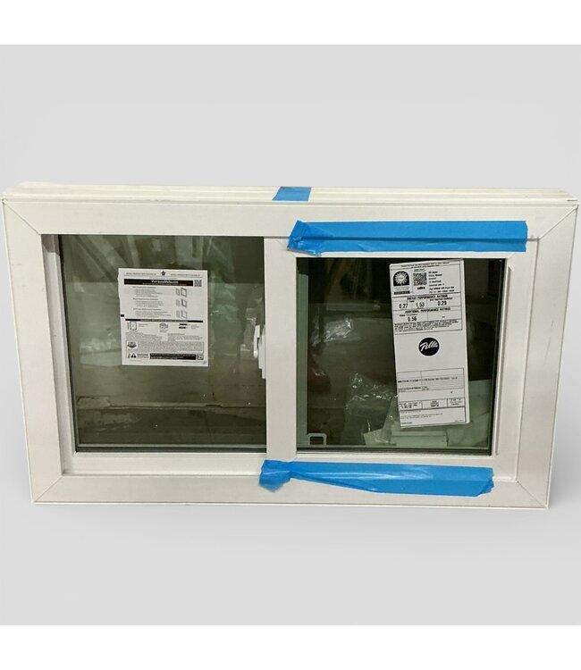 49721 White Vinyl Horizontal Slider Window 30.25" x 18.5"