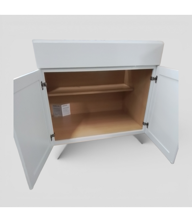 49740 White Base Cabinet 36"W x 35"H
