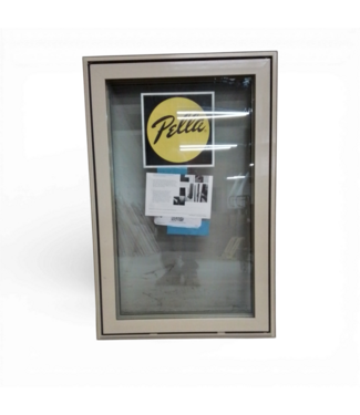 49748 Brown Aluminum Crank Out Window 23.5"W x 35.5"H