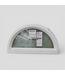 49750 White Vinyl Fixed Arch Window 36"W x 17.75"H