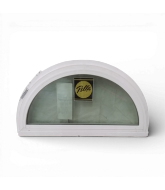 49750 White Vinyl Fixed Arch Window 36"W x 17.75"H