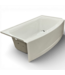 49752 Elevate White Fiberglass Soaking Bathtub
